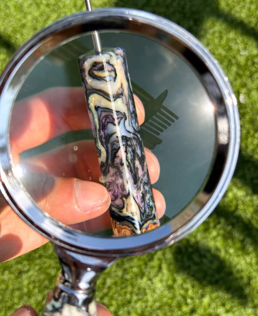 black pearl magnifying glass and flatheads